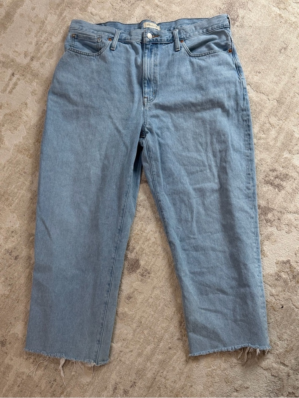 Madewell Light Wash High-Rise Woman’s Jeans